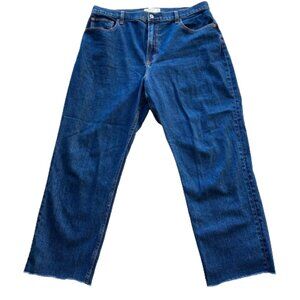 Abercrombie & Fitch Curve Love Ankle Straight Ultra High Rise Jeans Size 32